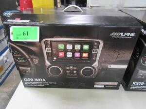 ALPINE 209-WRA 9'' IN-DASH STEREO , NAVIGATION SYSTEM WITH OFF-ROAD MODE (LOCATED AT 4502 BRICKELL PRIVADO, ONTARIO CA 91761)