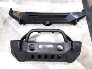 SMITTYBILT JEEP JK FRONT AND REAR BUMPER SET (LOCATED AT 4502 BRICKELL PRIVADO, ONTARIO CA 91761)