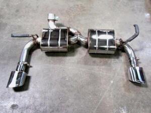 STAINLESS STEEL JK EXHAUST W/TIPS (LOCATED AT 4502 BRICKELL PRIVADO, ONTARIO CA 91761)
