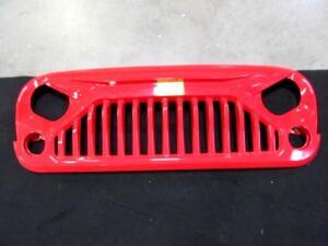 AFB JeeP JK BADGER 3 & 4 DOOR AFTERMARET CUSTOM GRILL RED (LOCATED AT 4502 BRICKELL PRIVADO, ONTARIO CA 91761)