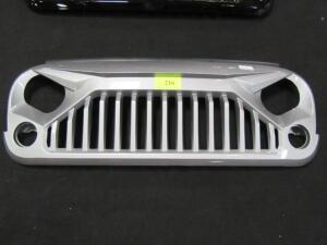 AFB JeeP JK BADGER 3 & 4 DOOR AFTERMARKET CUSTOM GRILL SILVER (LOCATED AT 4502 BRICKELL PRIVADO, ONTARIO CA 91761)