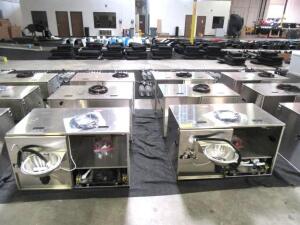 LOT OF 6 STAINLESS STEEL KITCHEN GALLEY W/SINK & HARNESS ONLY (LOCATED AT 4502 BRICKELL PRIVADO, ONTARIO CA 91762