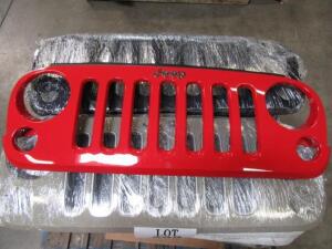 LOT OF 17 JEEP JK STOCK GRILL ASST'D COLORS (LOCATED AT 4502 BRICKELL PRIVADO, ONTARIO CA 91762)