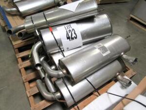 LOT OF 8 JEEP JK STOCK EXHAUST (LOCATED AT 4502 BRICKELL PRIVADO, ONTARIO CA 91762)