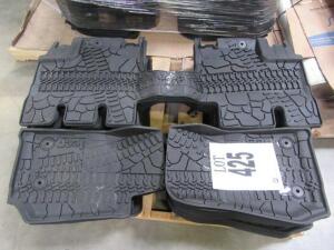 LOT OF 20 JEEP JK 3PC STOCK FLOOR MATS (LOCATED AT 4502 BRICKELL PRIVADO, ONTARIO CA 91762)