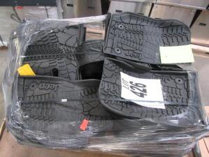 LOT OF 65 JEEP JK 3PC STOCK FLOOR MATS (LOCATED AT 4502 BRICKELL PRIVADO, ONTARIO CA 91762)