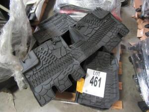 LOT OF 39 3PC JEEP JK STOCK FLOOR MATS (LOCATED AT 4502 BRICKELL PRIVADO, ONTARIO CA 91762)