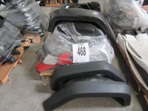 LOT OF10 JEEP JK STOCK REAR FENDERS (LOCATED AT 4502 BRICKELL PRIVADO, ONTARIO CA 91762)