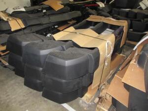 LOT OF 14 JEEP JK STOCK 2PC FRONT BUMPERS (LOCATED AT 4502 BRICKELL PRIVADO, ONTARIO CA 91762)